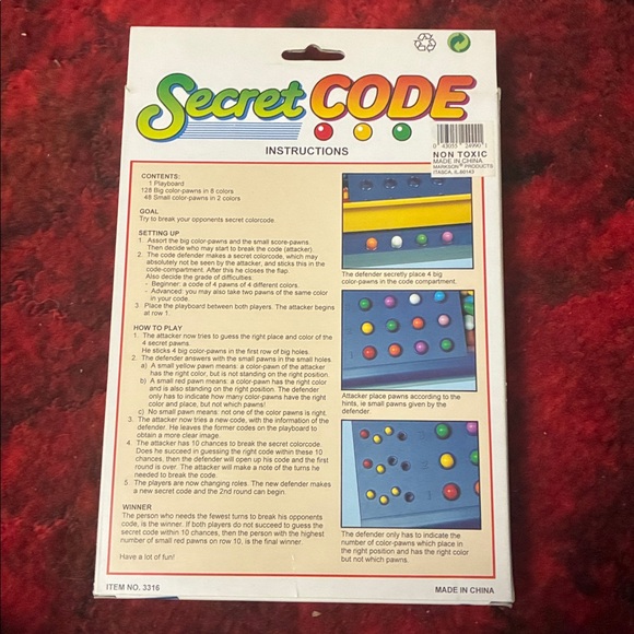 Secret Code board game - Picture 2 of 3